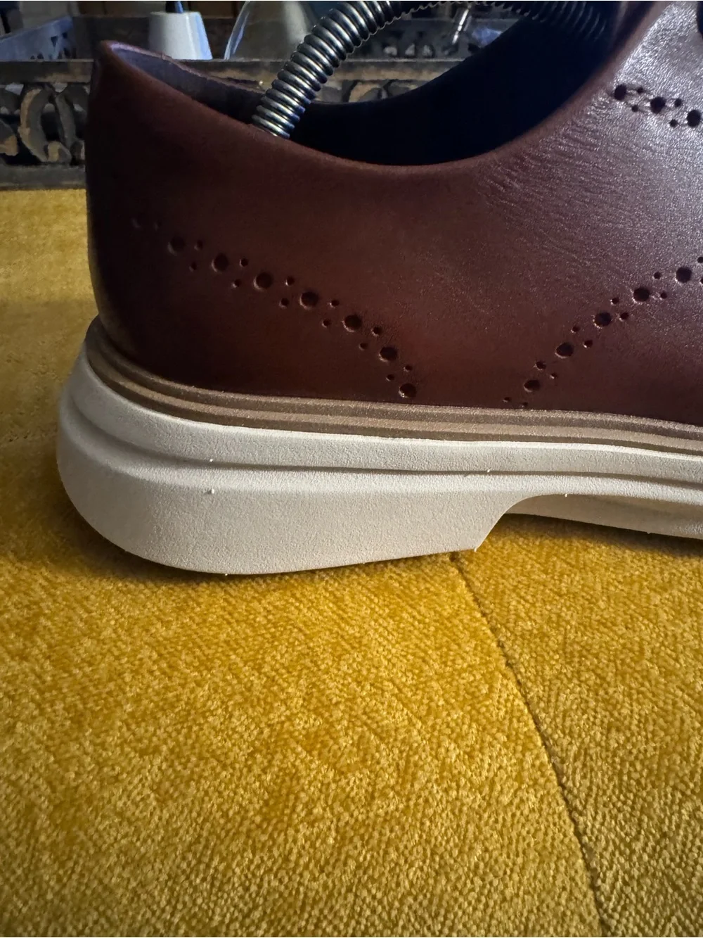 Cole Haan Men's ØriginalGrand Cityspectre Wingtip Oxfords, Size 9.5, (Brown)